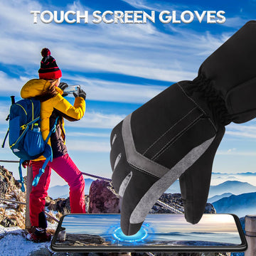 SVPRO USB heated gloves waterproof windproof exterior protects hands outdoors