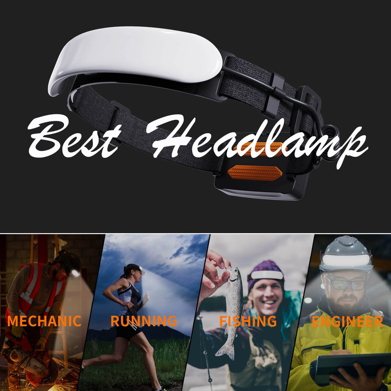 svsviio headlamp charging-port photo signals easy USB charging and quick top-ups
