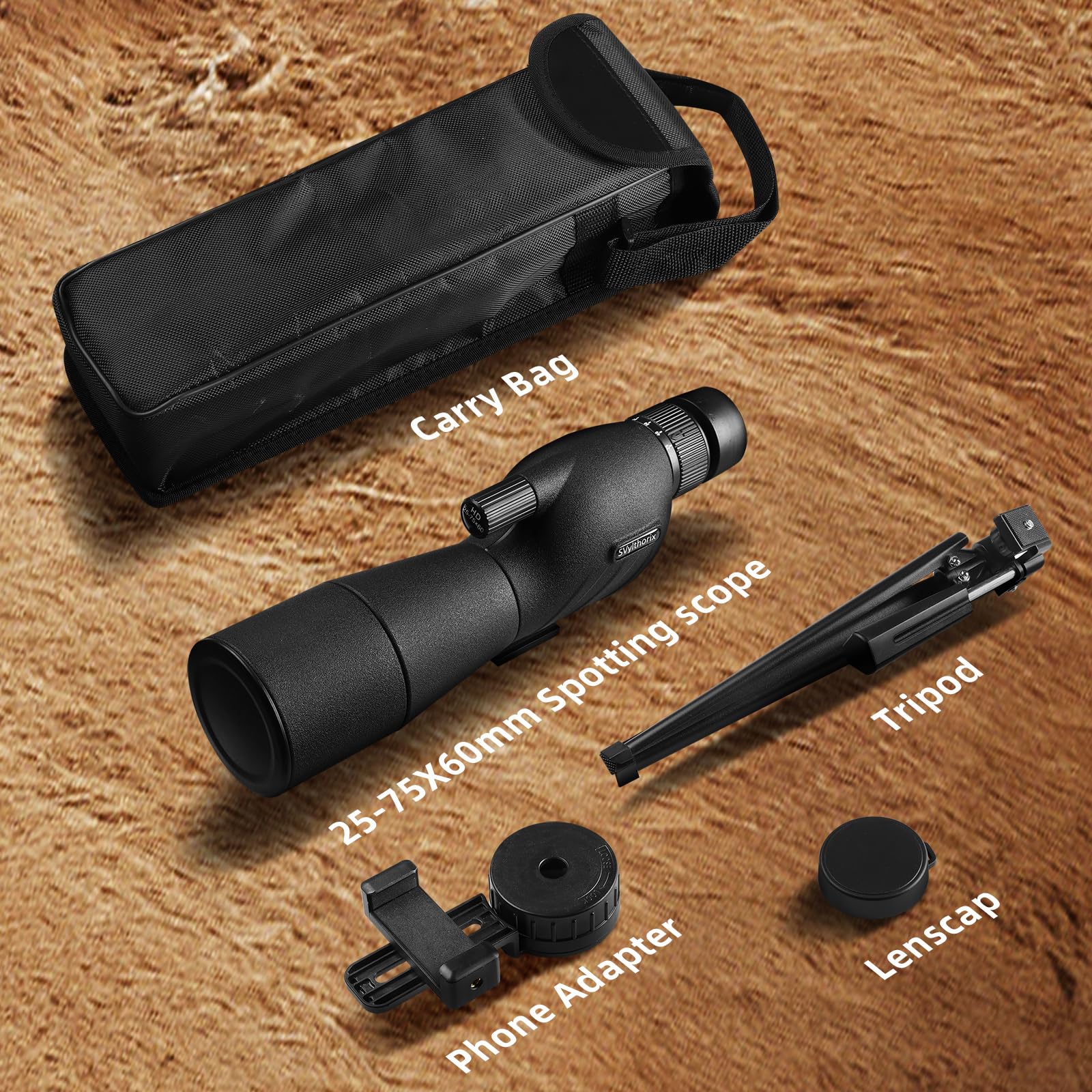 SVylthorix spotting scope portable design makes hikes effortless
