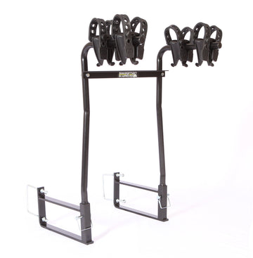 Swagman Around The Spare Deluxe RV Bike Rack mounted around a spare tire for secure bike transport