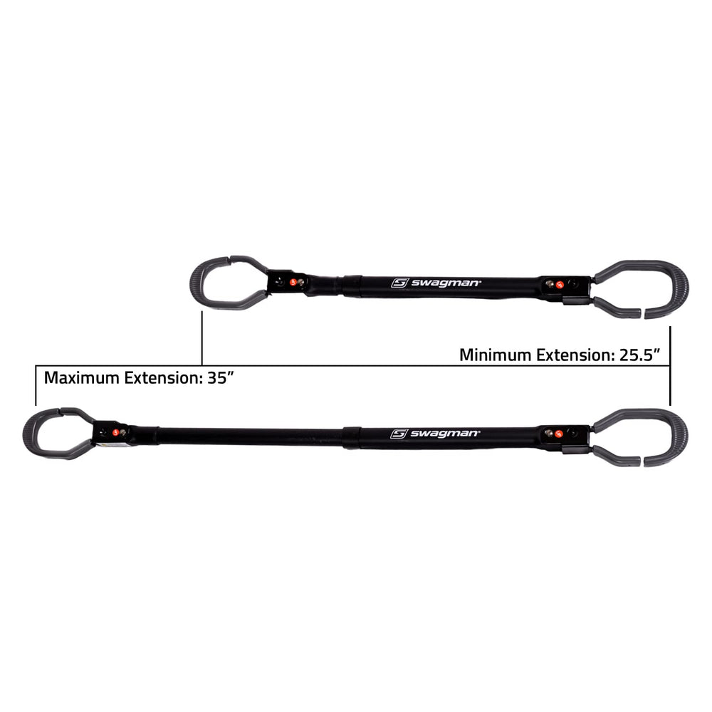 Swagman quick-release demonstrates fast, tool-free bike attachment to your rack