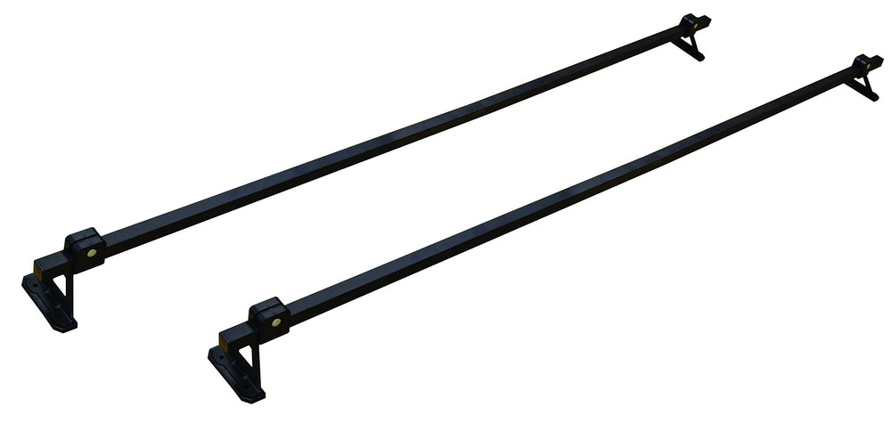 Swagman Roamer cross bars installed on an RV roof for versatile transport.