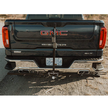 Swagman XC2 folded for compact storage and easy handling