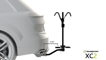 Swagman XC2 wheel trays and accessories ready for expansion