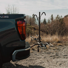 Soft-coated grip arms of Swagman XTC2 protect bike finishes during clamping.