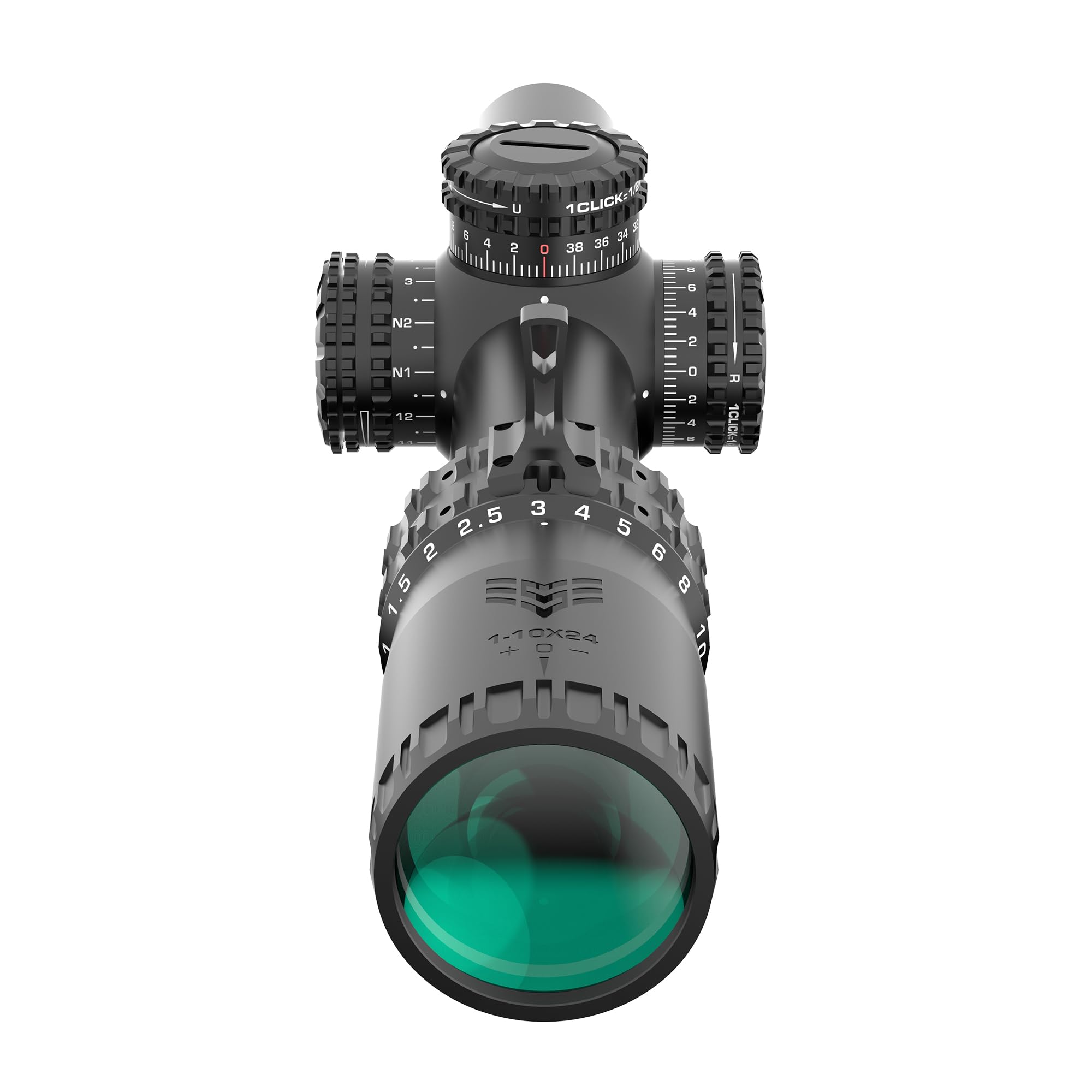 Swampfox Arrowhead Guerrilla Dot BDC Long reticle supports rapid holdovers at distance