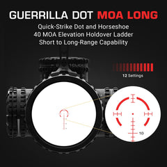 Swampfox Arrowhead LPVO magnification ring enables smooth, precise zoom transitions.