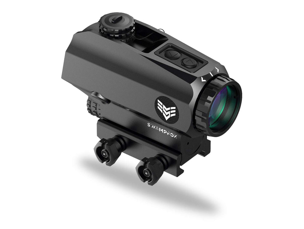 Swampfox Blade 1x25 Amber BRC compact profile mounted on rifle