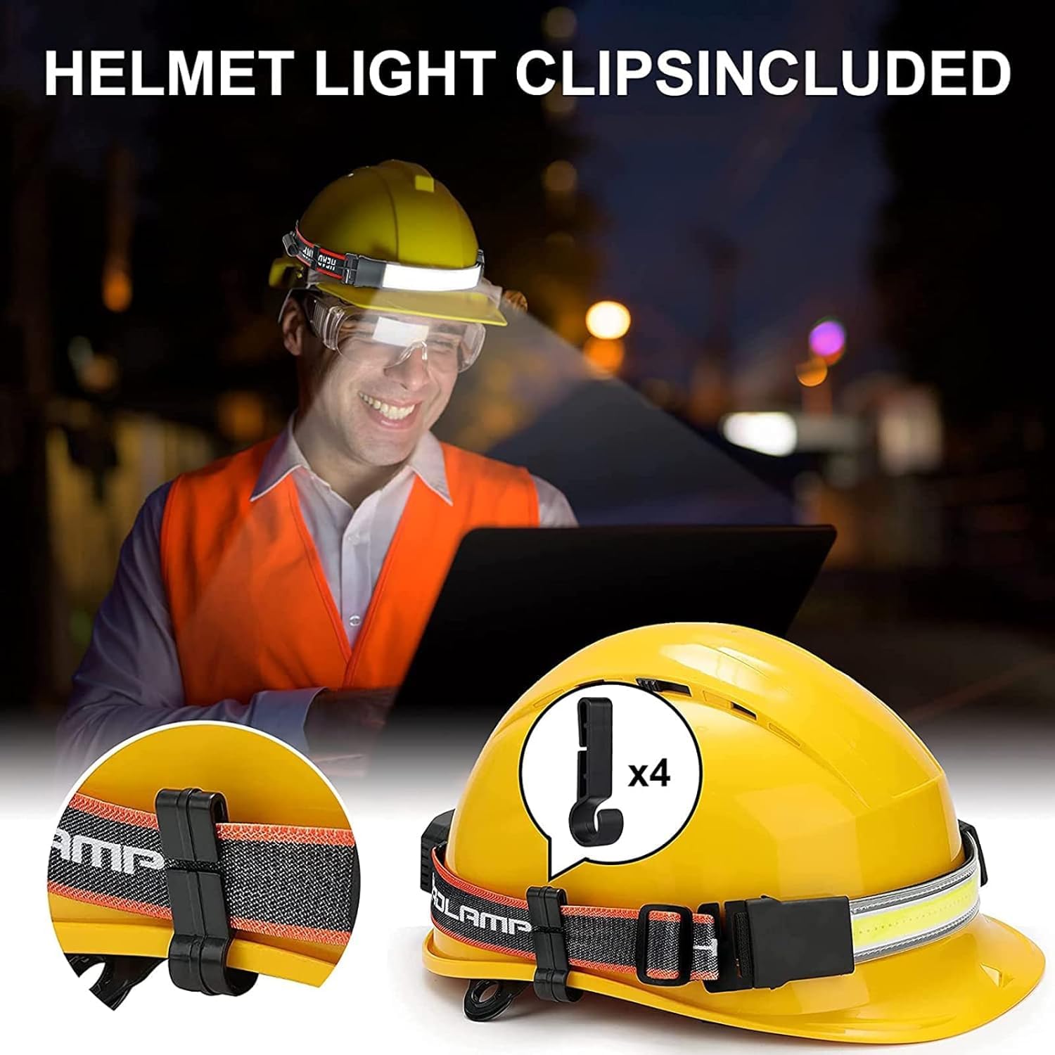 Swanlake headlamp-4pack-packaging includes four headlamps for group adventures