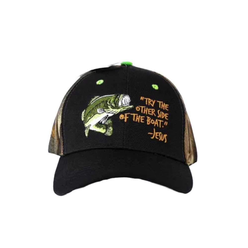 Swanson Fisherman camouflaged hat with a casual outfit ensemble