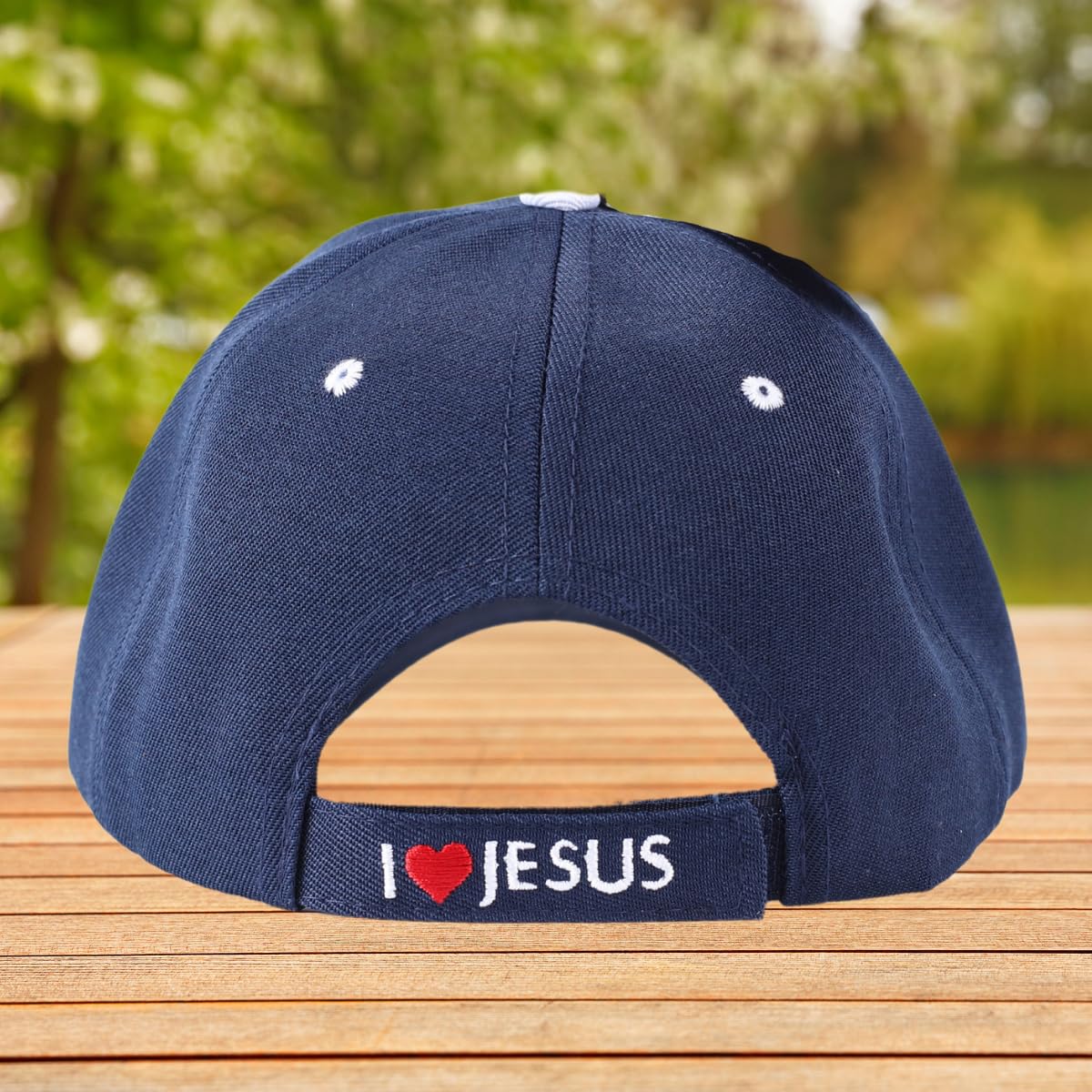 Swanson God is Good cap back Velcro adjustable strap for a secure fit