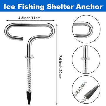 Ice anchor drill adapter included in Sweetude kit