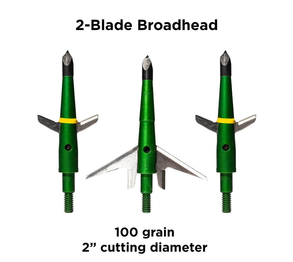 Swhacker 207 3-pack hunting broadheads for quick target confidence and tuning.