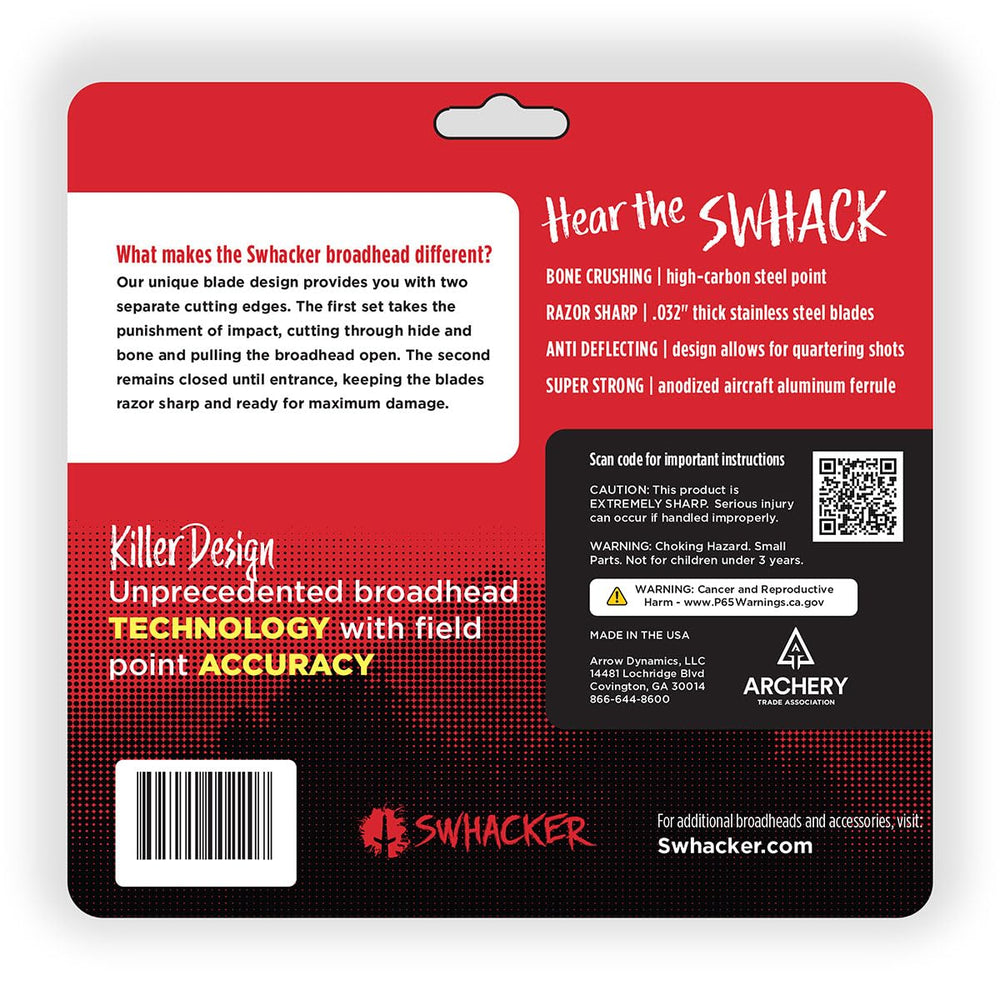 Swhacker 207 field-proven design supports reliable flight and consistent performance.