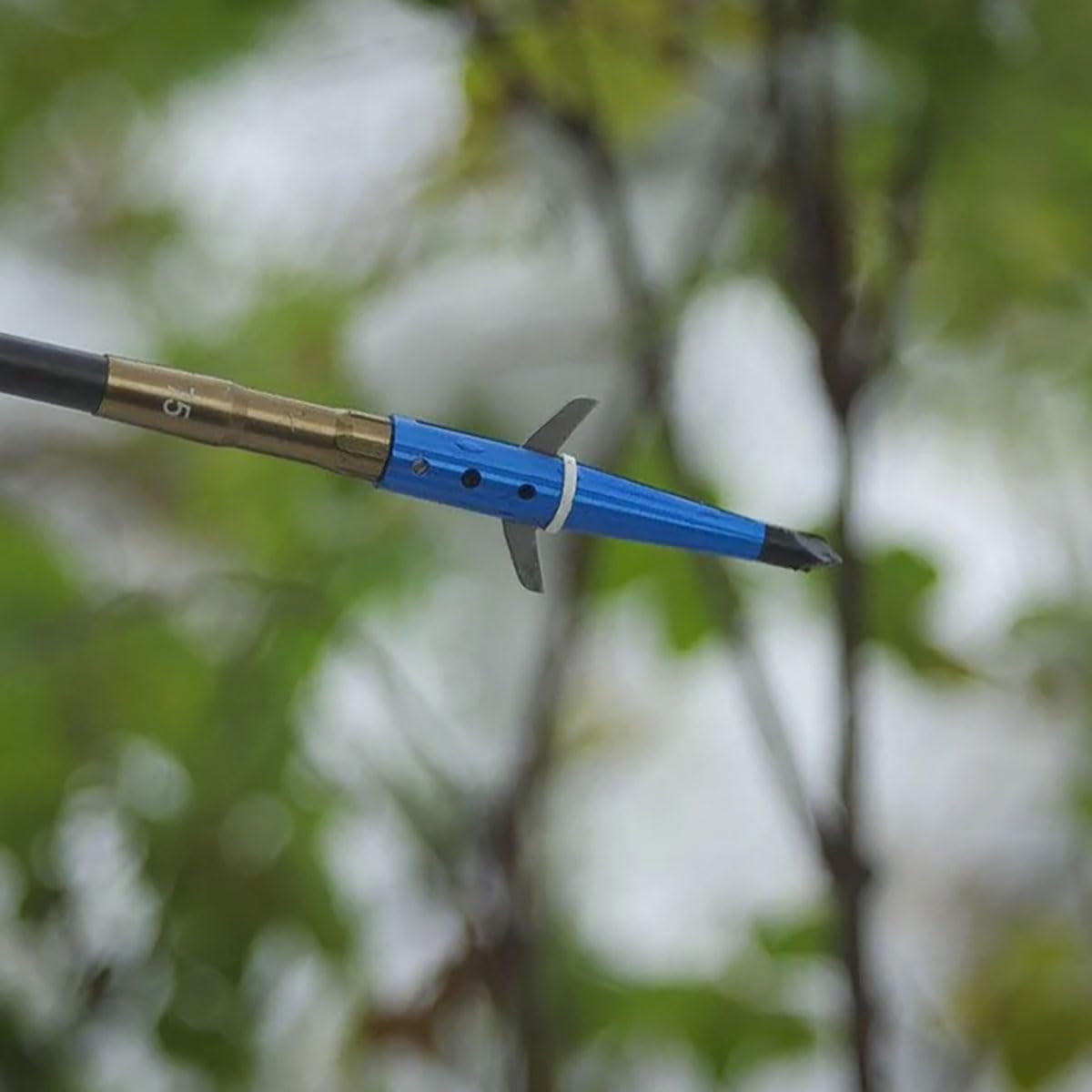 Swhacker Levi Morgan 125-grain broadhead for balanced power and control.