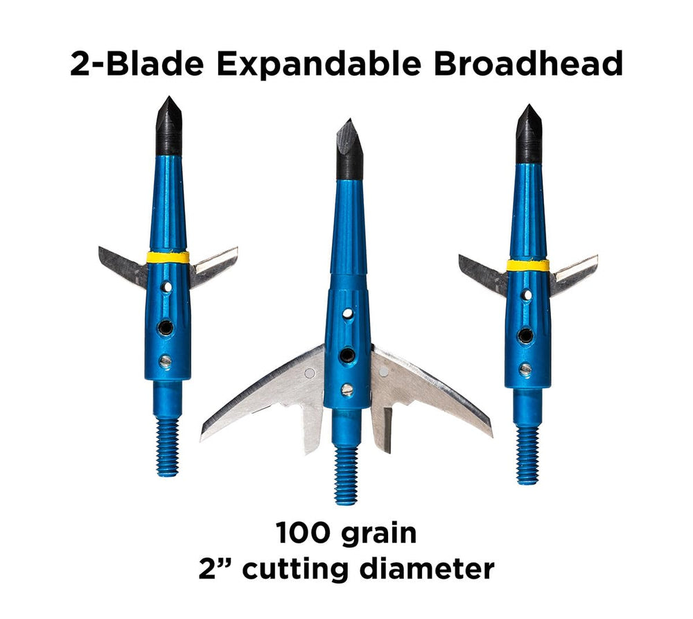 Swhacker Levi Morgan Series 100-grain broadhead highlighting flatter trajectory potential