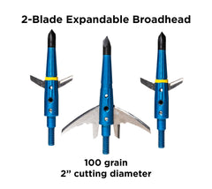Swhacker Levi Morgan Series 100-grain broadhead highlighting flatter trajectory potential