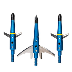Swhacker Levi Morgan Series 2-Blade broadheads packaged for quick field deployment