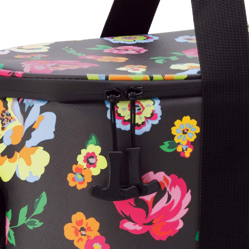 Swig Life Cooli Family Cooler Bag shown on the beach for chilly beverages