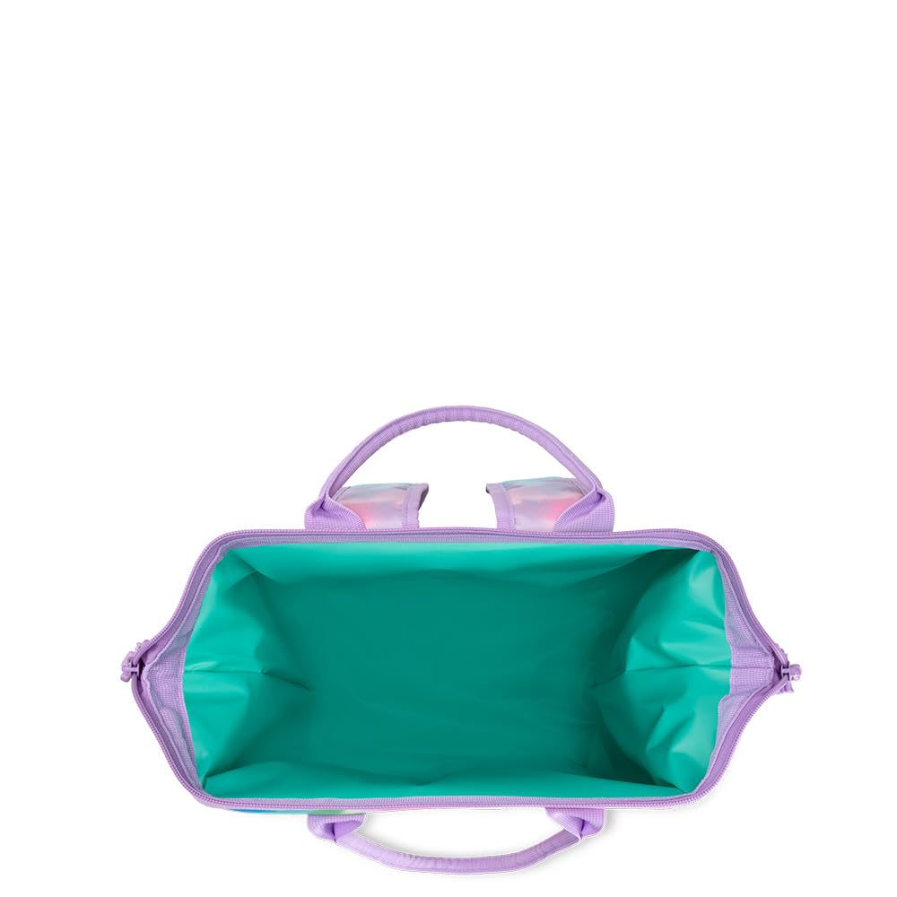 Swig Life Packi cooler side pocket with magnetic closure for quick access.