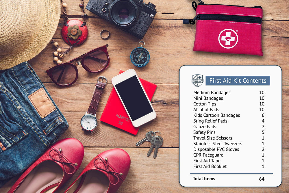 Swiss Safe organized interior keeps essentials accessible during camping and travel.