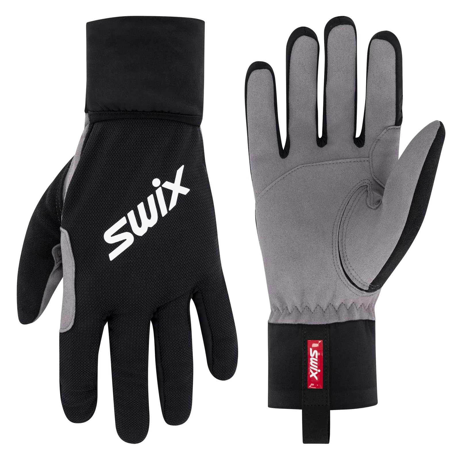 Swix Cover Glove with foldable mitten cover tucked into the cuff for quick weather protection