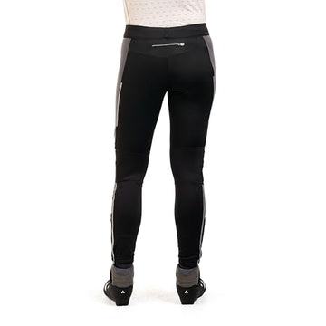 Swix Delda softshell tight back view highlights contour fit and weather protection.