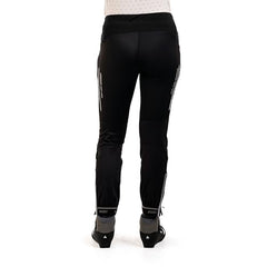 Swix Delda women's softshell pant black, side view, versatile use for fall and winter activities.