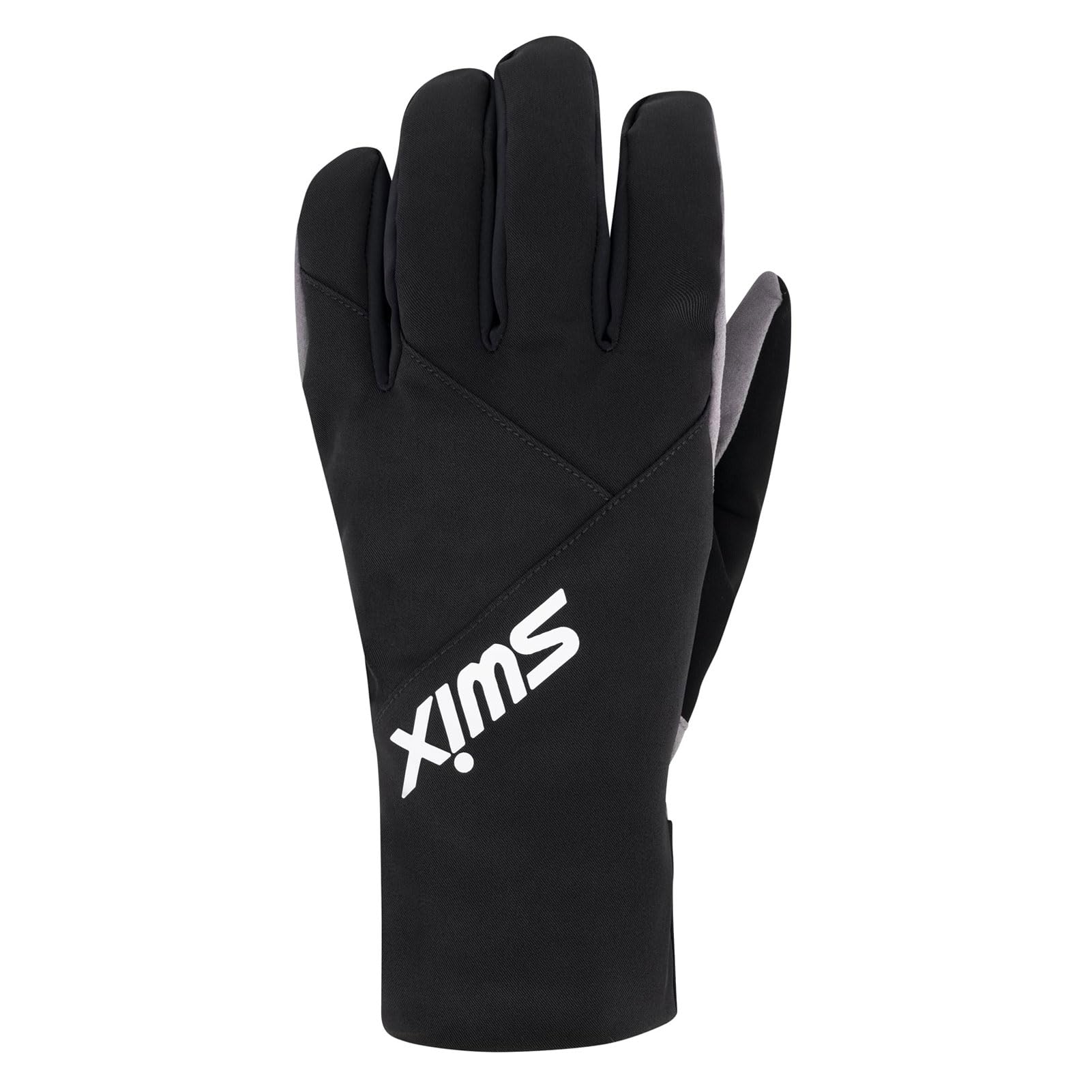 Swix Inspire Primaloft Glove palm grip highlighting secure grip on poles for control