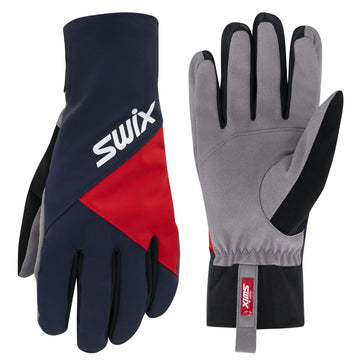 Swix Inspire Primaloft Glove with palm grip for secure trail handling