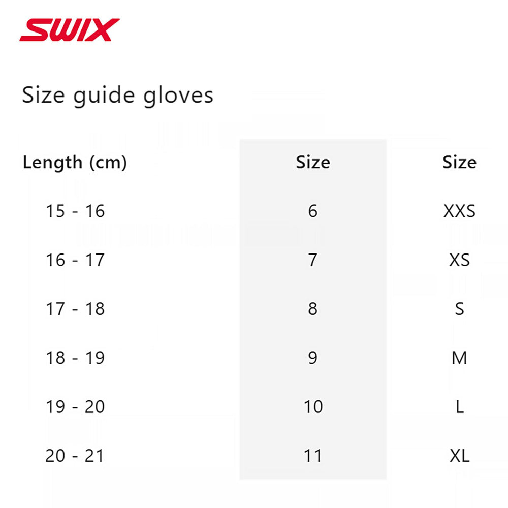 Swix Inspire Primaloft Glove Primaloft Gold insulation keeps hands warm