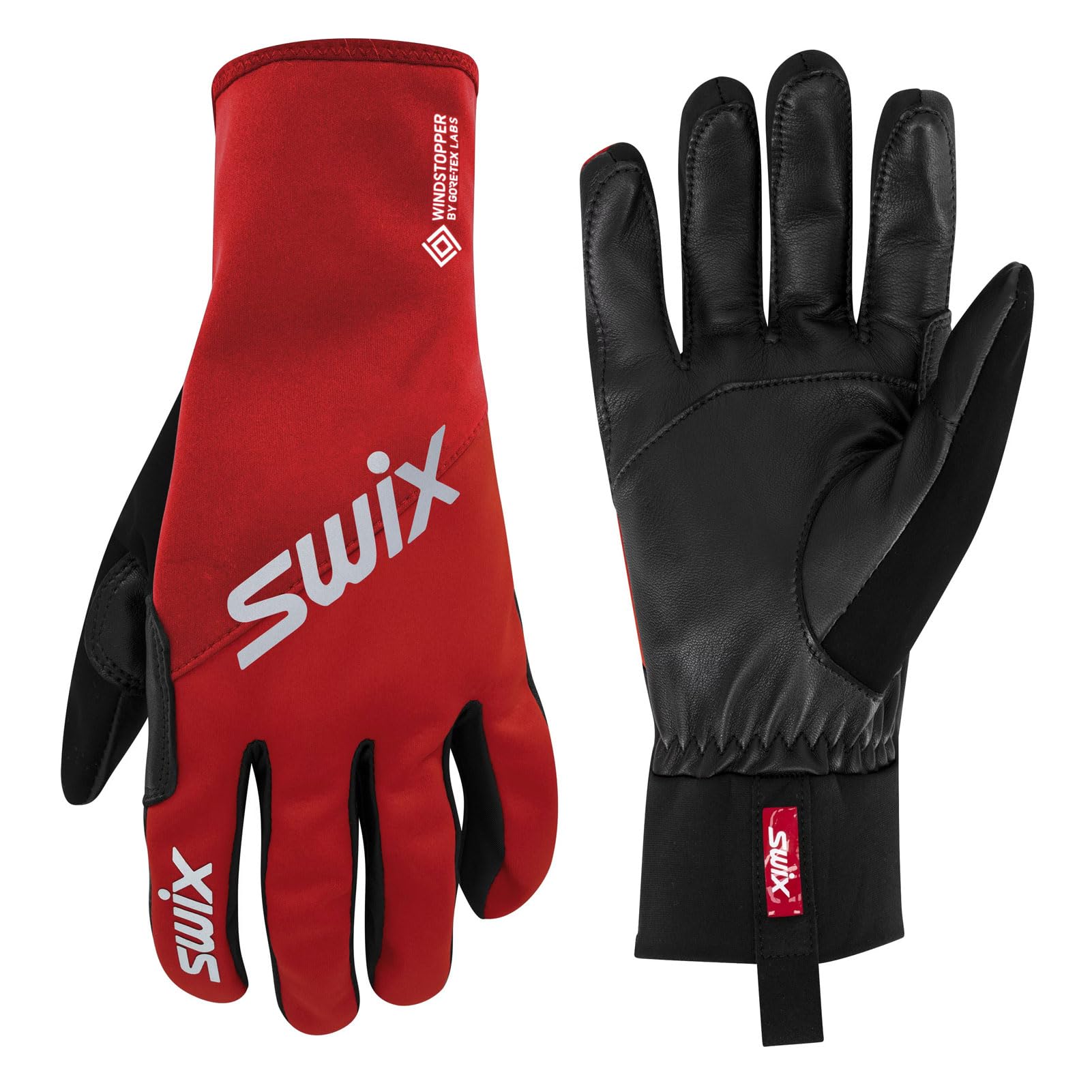 Swix Performance Gore Glove back view shows windproof protection and breathability.