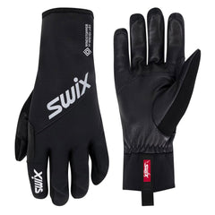 Swix Performance Gore Glove back view emphasizes wind protection and breathability for tough training sessions.