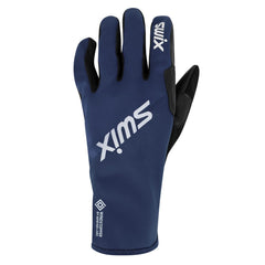 Swix Performance Gore Glove palm close-up highlighting genuine sheep leather grip