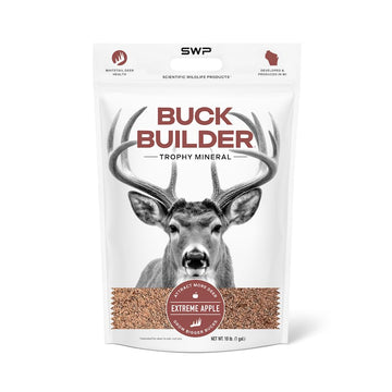 SWP Buck Builder bottle pour demonstrates a tasty attractant for trail cameras.