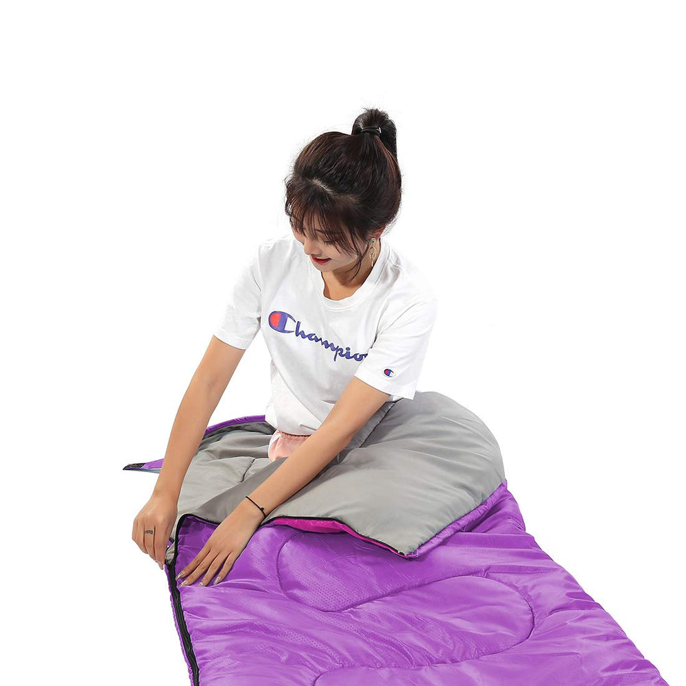 SWTMERRY sleeping bag interior lining offers soft warmth and quick drying