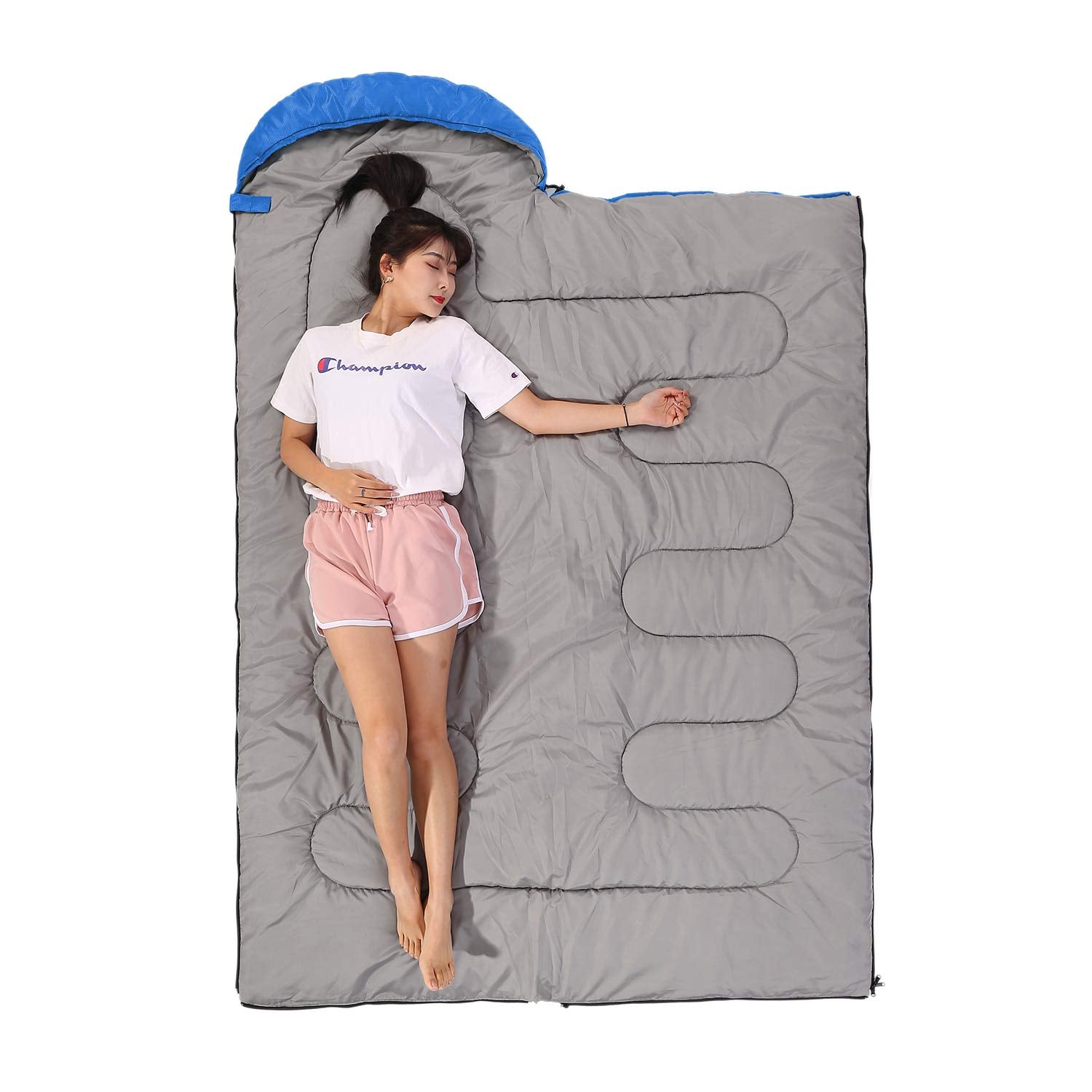 SWTMERRY sleeping bag machine washable care simplifies cleaning after trips.