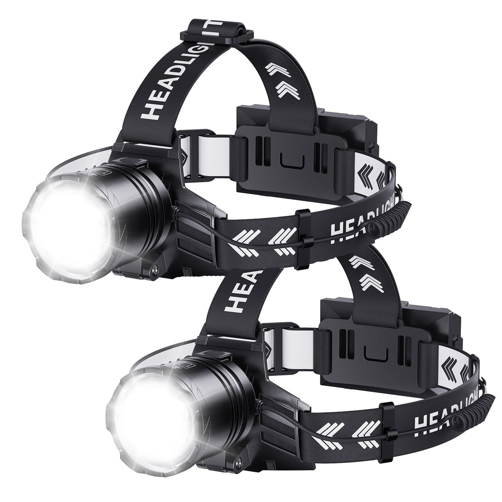 SWZA Super Bright Headlamp 2-Pack kit in box for gifting and preparedness