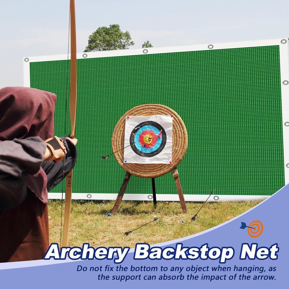 Syhood archery backstop brass grommets close-up shows corrosion-resistant hardware for easy mounting.