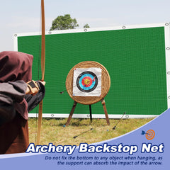 Syhood archery backstop brass grommets close-up shows corrosion-resistant hardware for easy mounting.