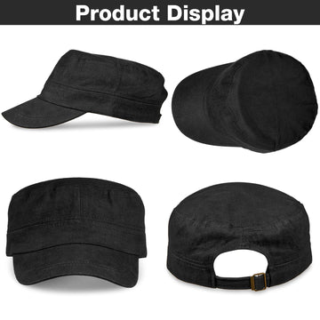 Back buckle adjustment detail on the cadet army cap