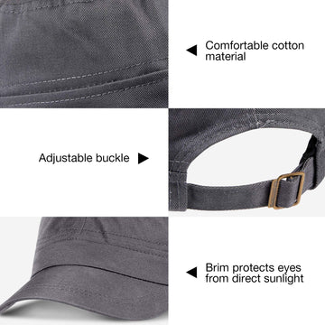 Three-piece pack laid out to show cotton fabric and cap shapes