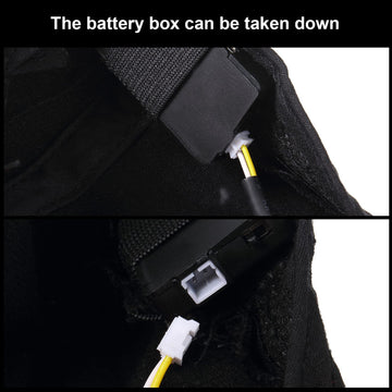 Syhood LED cap adjustable fit shown for comfortable sizing across heads during activity.