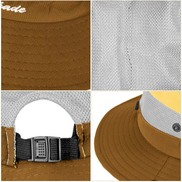 Hat folded for compact travel and storage