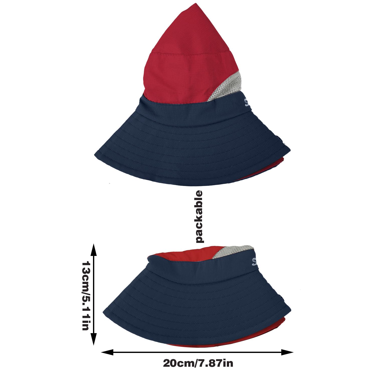 Two Syhood toddler sun hats included in Color Set 2 package