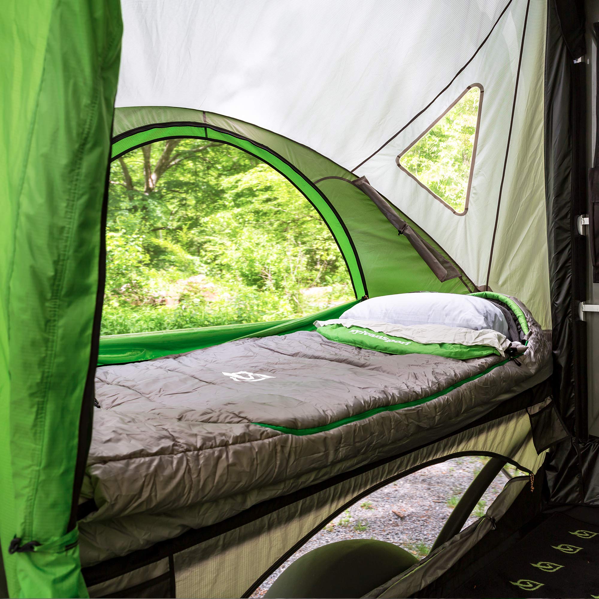 SylvanSport Cloud Layer showing soft flannel lining for warm nights