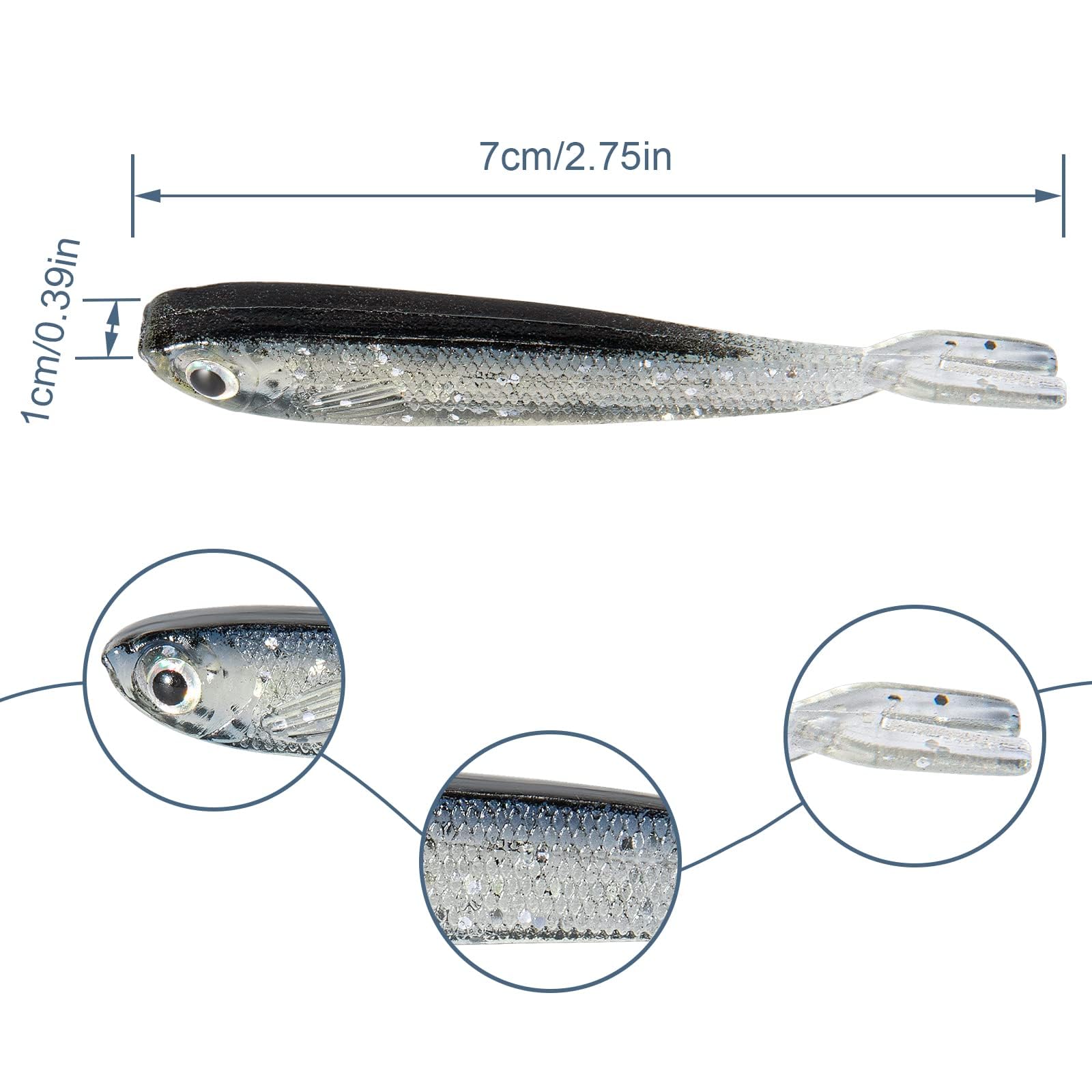Scented silicone oil coating across the lure body