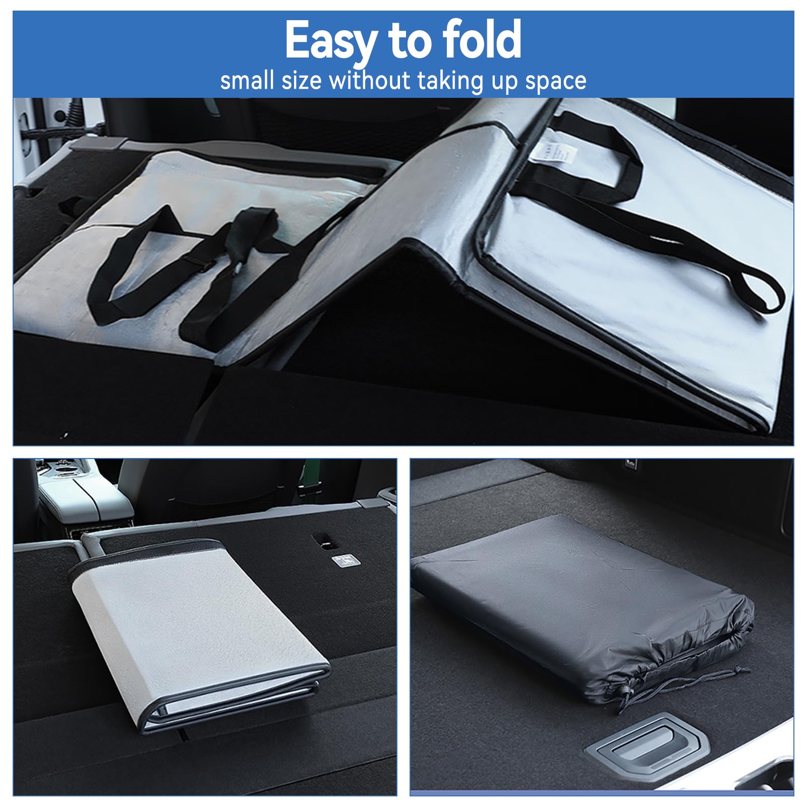 SYWAN adjustable elastic band and drawstring bag offer flexible height and tidy storage