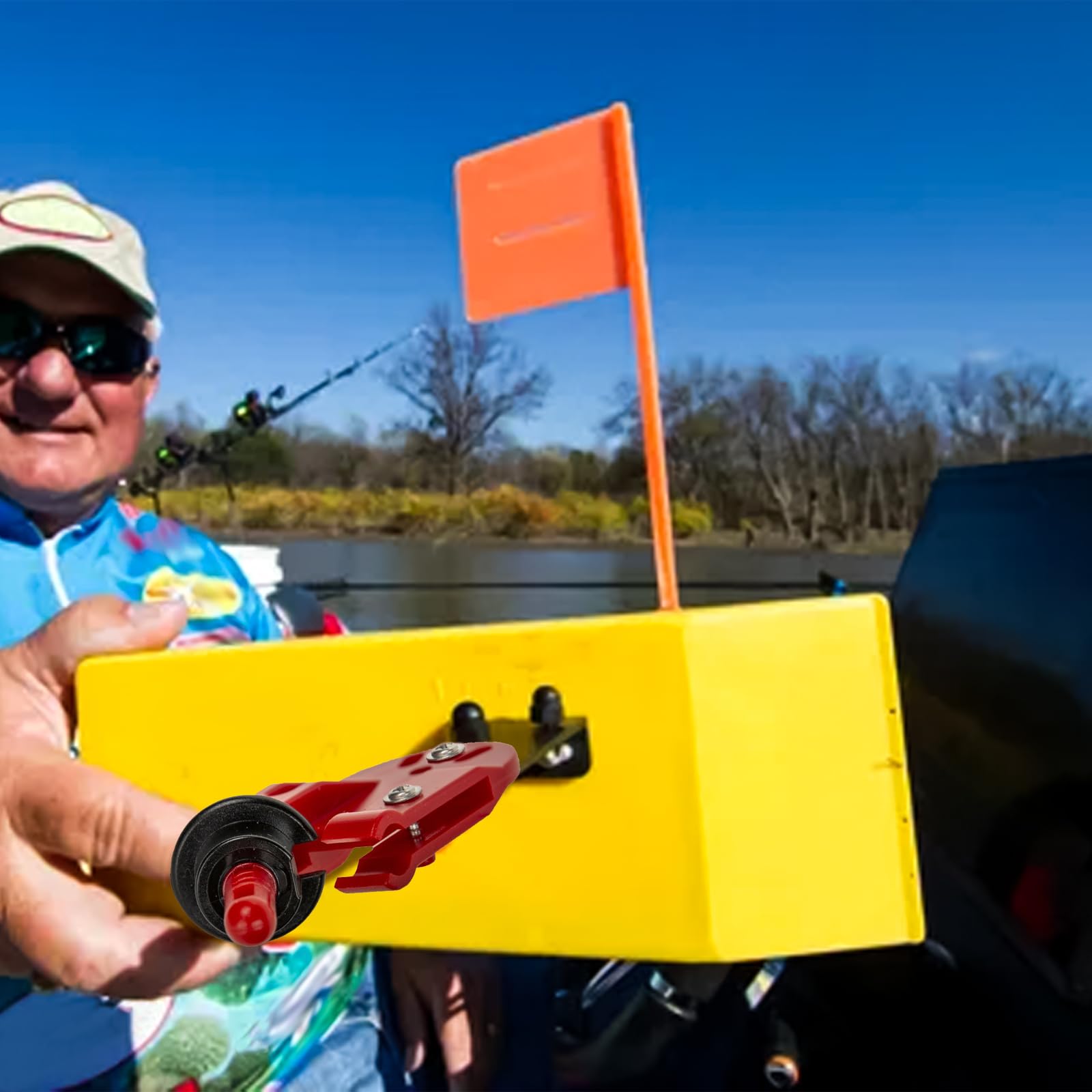SYWAN inline side clip for versatile fishing setups