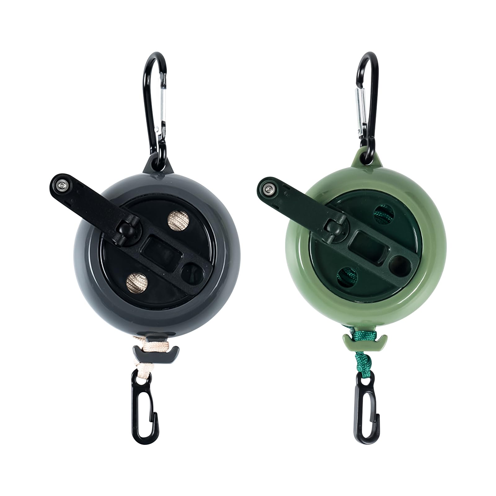 SYWAN retractable gear bow hoist 33ft keeps your bow within reach during hunts.
